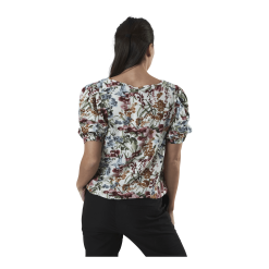 ONLY Karma Life 2/4 Aop Top Wvn White -Billig Jakker butikk 90086 53 007