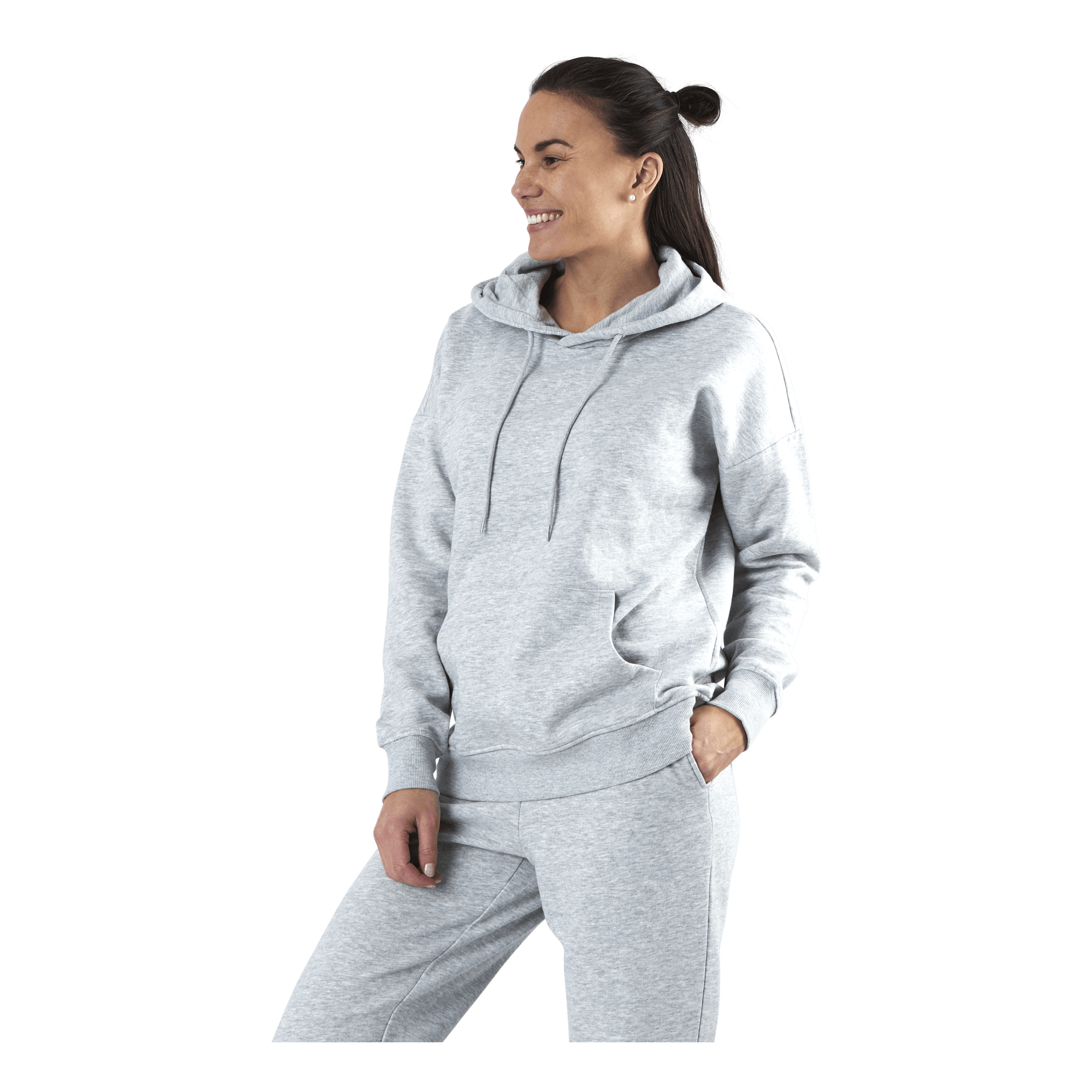 ONLY Feel Life L/S Hood Swt Grey 4 ONLY Feel Life L/S Hood Swt Grey - Bilde 4