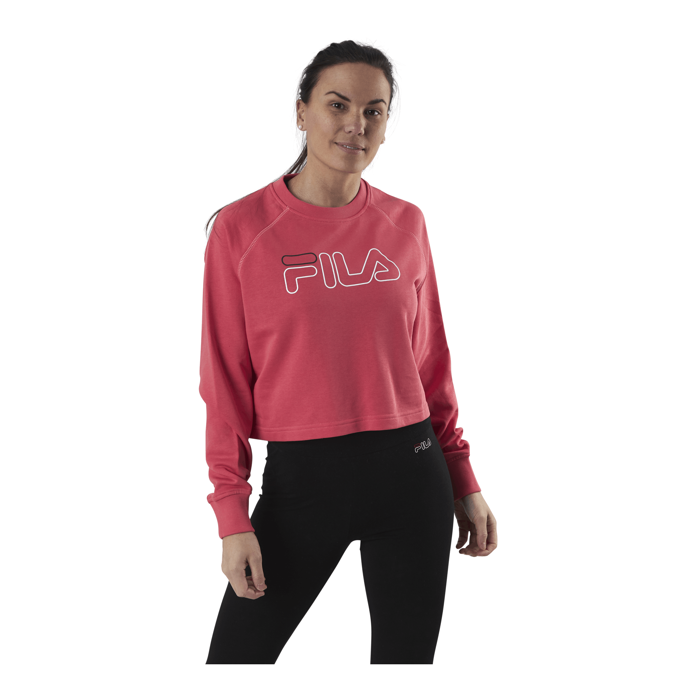Fila Jamina Cropped Crew Sweat Pink 1 Fila Jamina Cropped Crew Sweat Pink