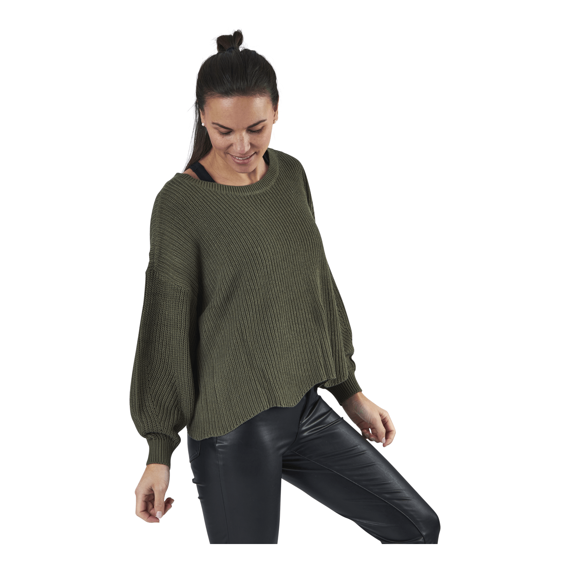 ONLY Hilde Life L/S Pullover Knt Black 3 ONLY Hilde Life L/S Pullover Knt Black - Bilde 3