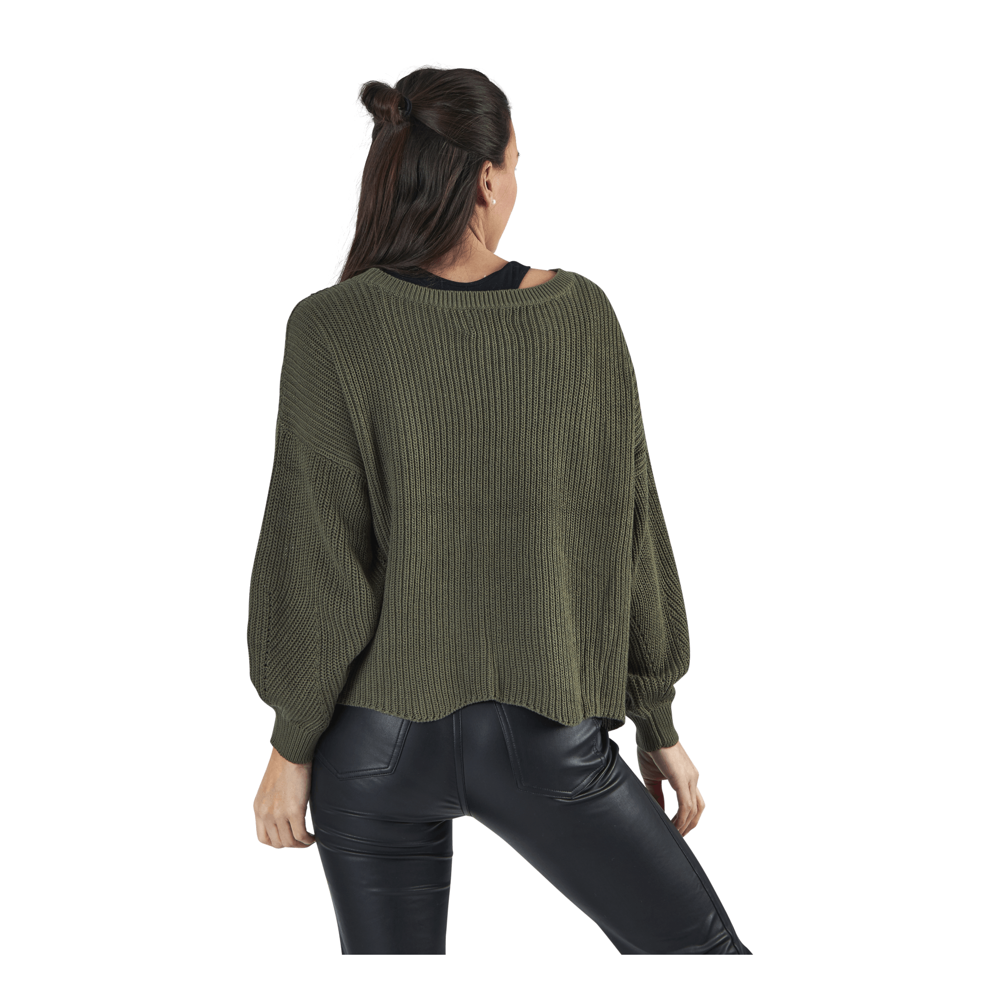 ONLY Hilde Life L/S Pullover Knt Black 4 ONLY Hilde Life L/S Pullover Knt Black - Bilde 4