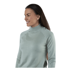 Pieces Esera Ls High Neck Knit Green 11 Pieces Esera Ls High Neck Knit Green -Billig Jakker butikk 90093 38 004