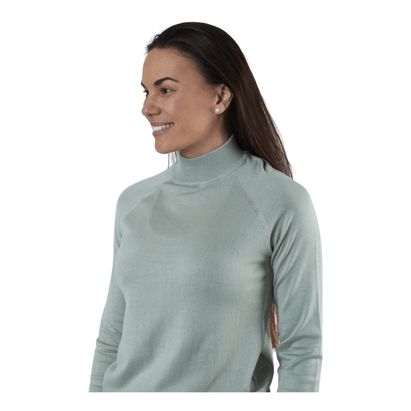 Pieces Esera Ls High Neck Knit Green 6 Pieces Esera Ls High Neck Knit Green - Bilde 6