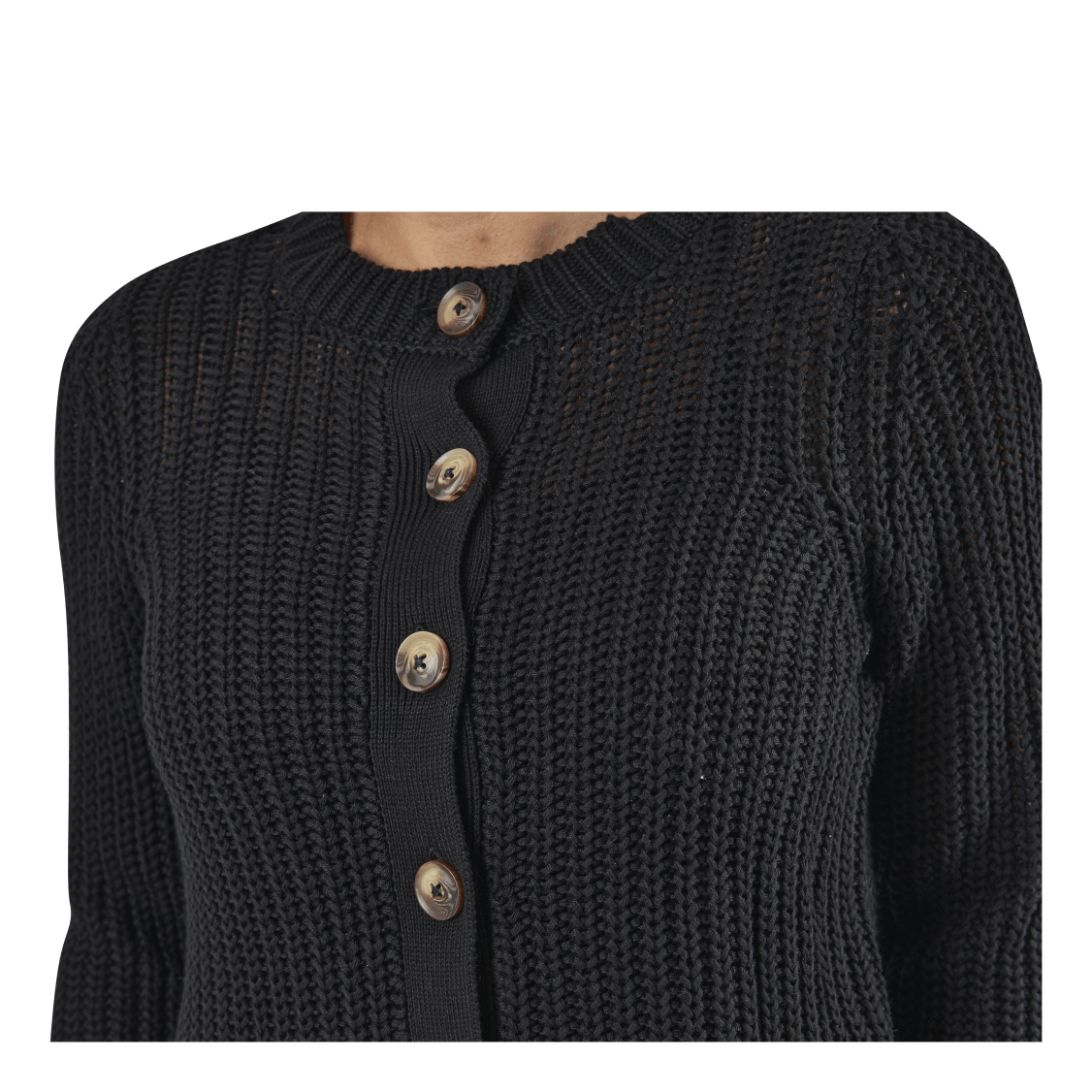 Pieces Petula Ls Knit Cardigan Black 5 Pieces Petula Ls Knit Cardigan Black - Bilde 5