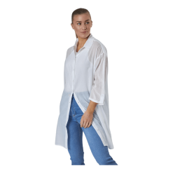 Pieces Gudde 3/4 Shirt Sww Bc White