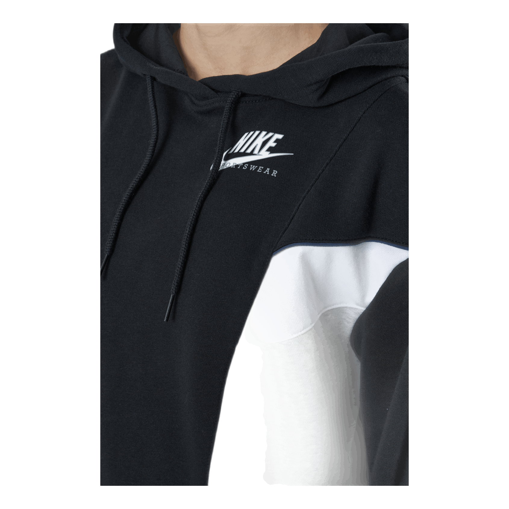 Nike Nsw Heritage Hoodie Flc Black 4 Nike Nsw Heritage Hoodie Flc Black - Bilde 4