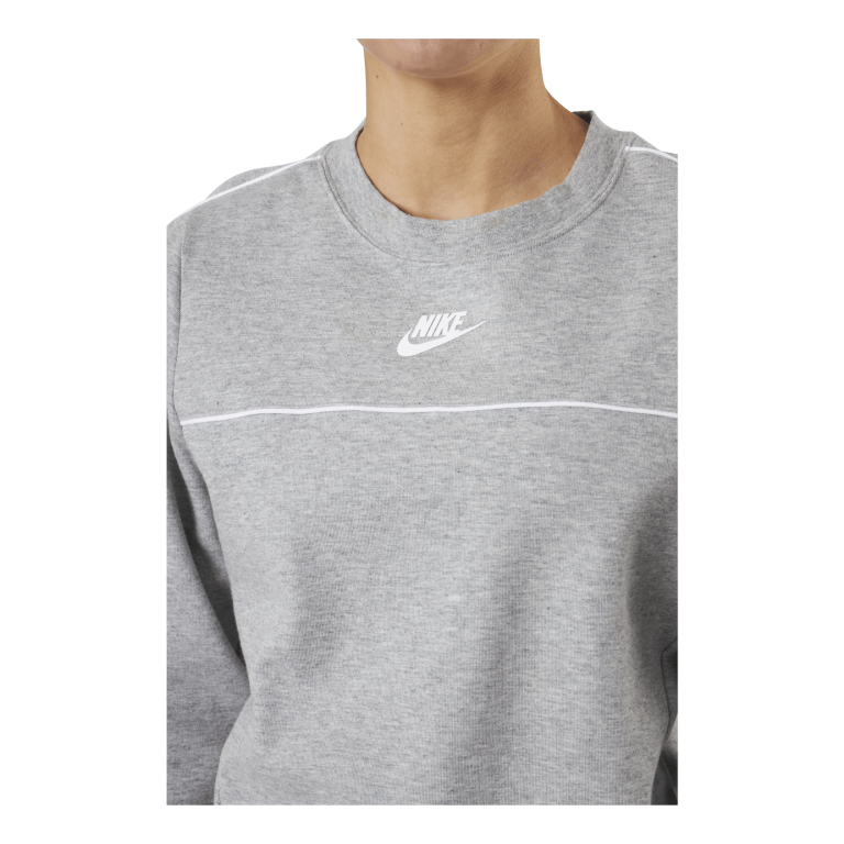 Nike Nsw Crew Mlnm Flc Grey 4 Nike Nsw Crew Mlnm Flc Grey - Bilde 4