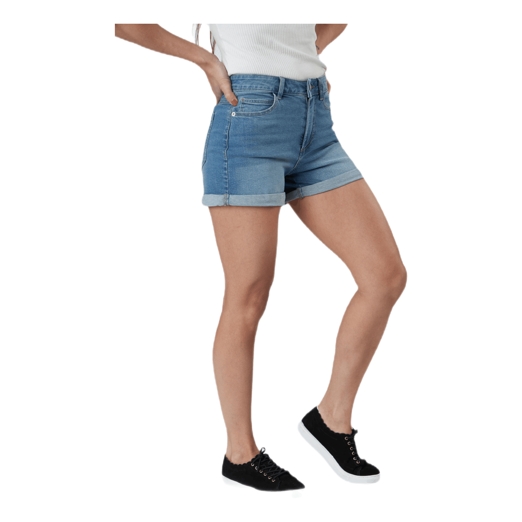 Pieces Pacy Loose Mw Shorts Blue 2 Pieces Pacy Loose Mw Shorts Blue - Bilde 2