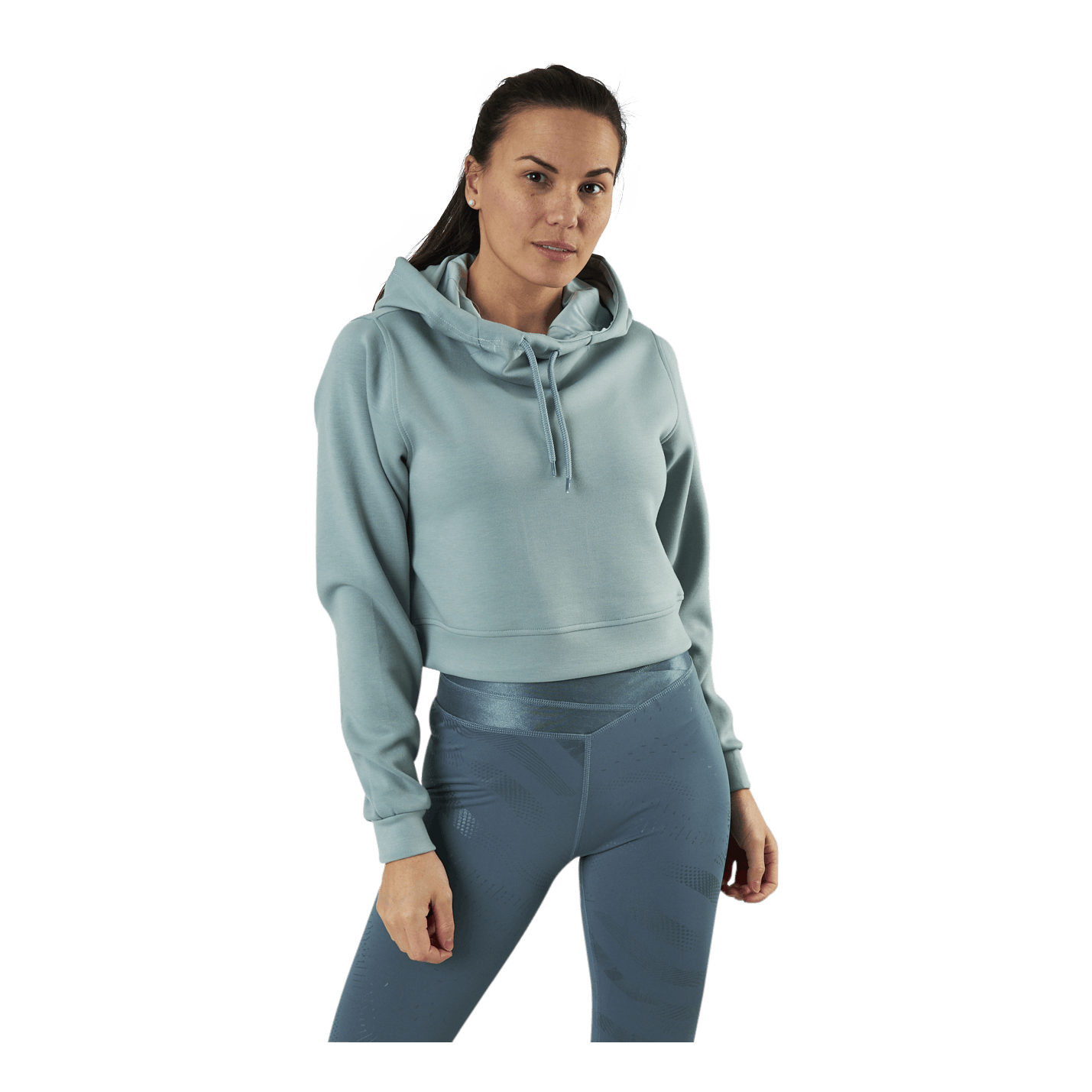 Only Play Dess Cropped Hood Sweat Grey 4 Only Play Dess Cropped Hood Sweat Grey - Bilde 4