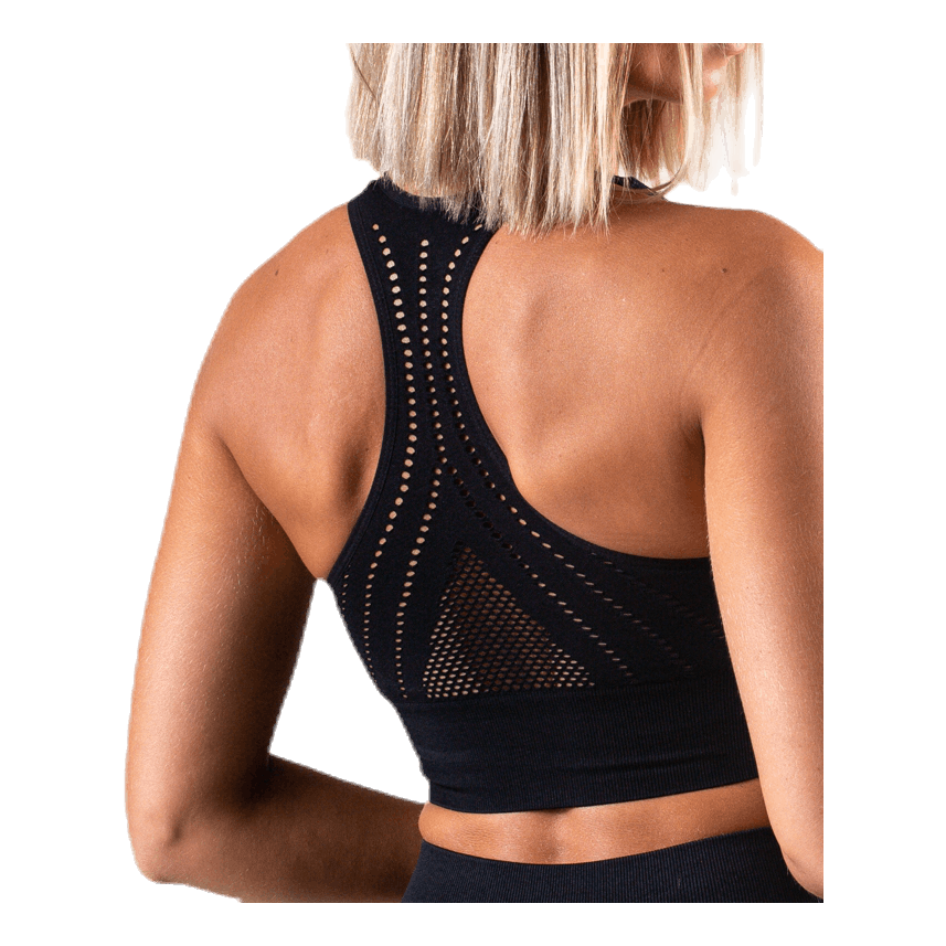 BLACC Hatha Seamless Crop Top Black 4 BLACC Hatha Seamless Crop Top Black - Bilde 4